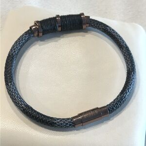 Steve Madden Rose Gold and Black Bracelet